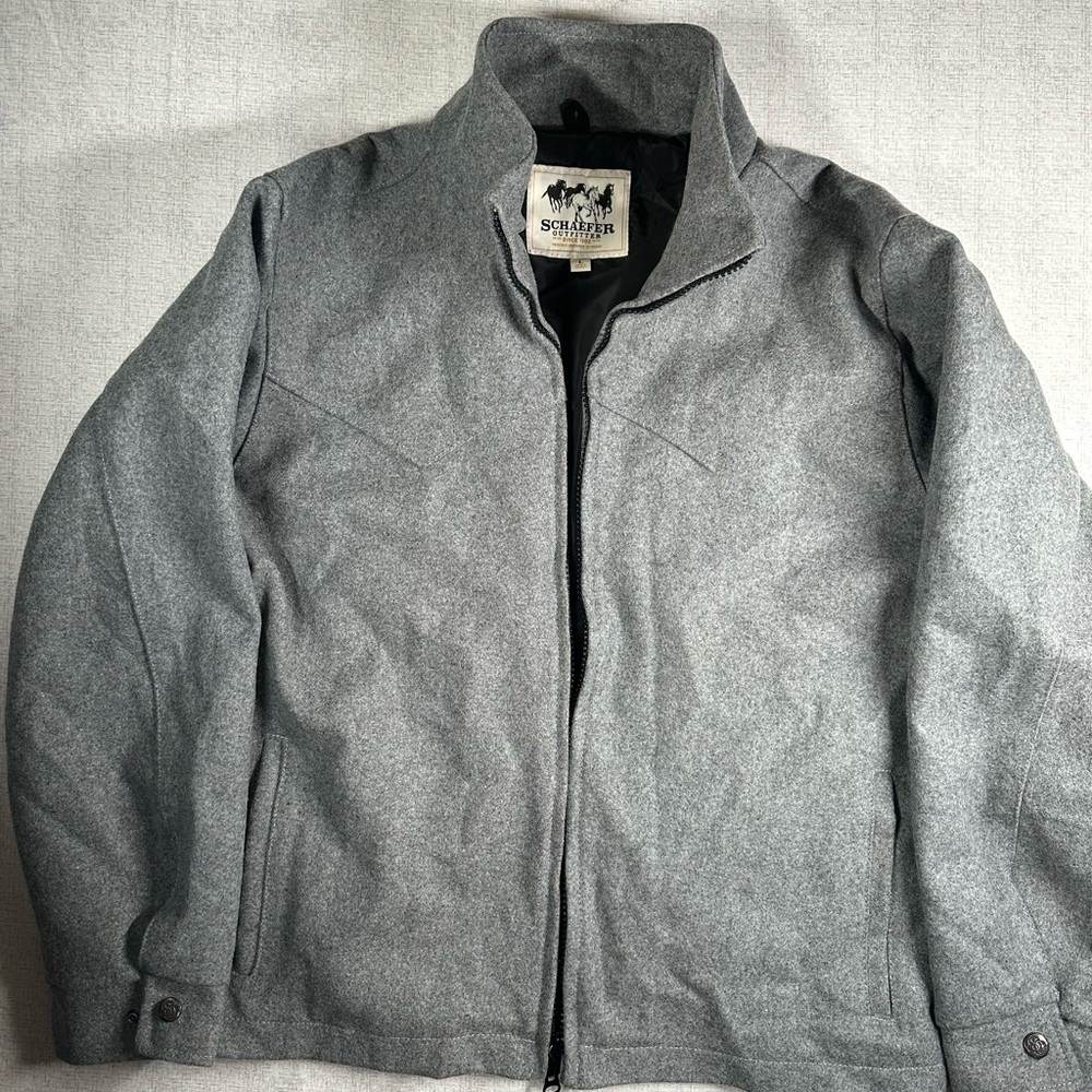 Schott NYC Men's Gray Lightweight Jacket